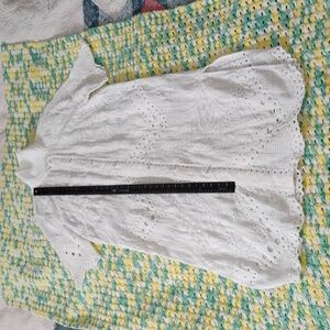 All Saints White Broderie Dress